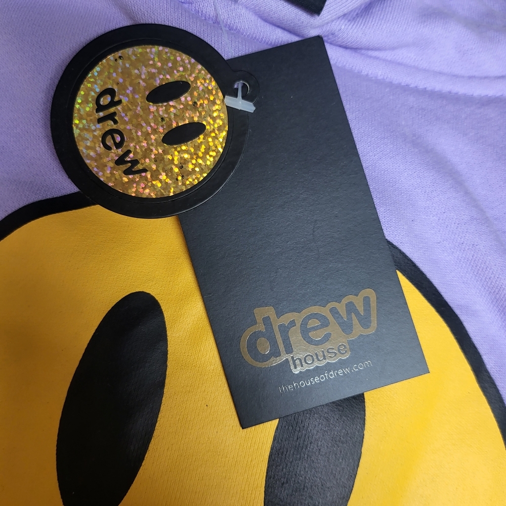 Drew House Smiley Face hoodie Unisex Sweatshirts Pullover Hoodie (Medium) - Picture 5 of 6
